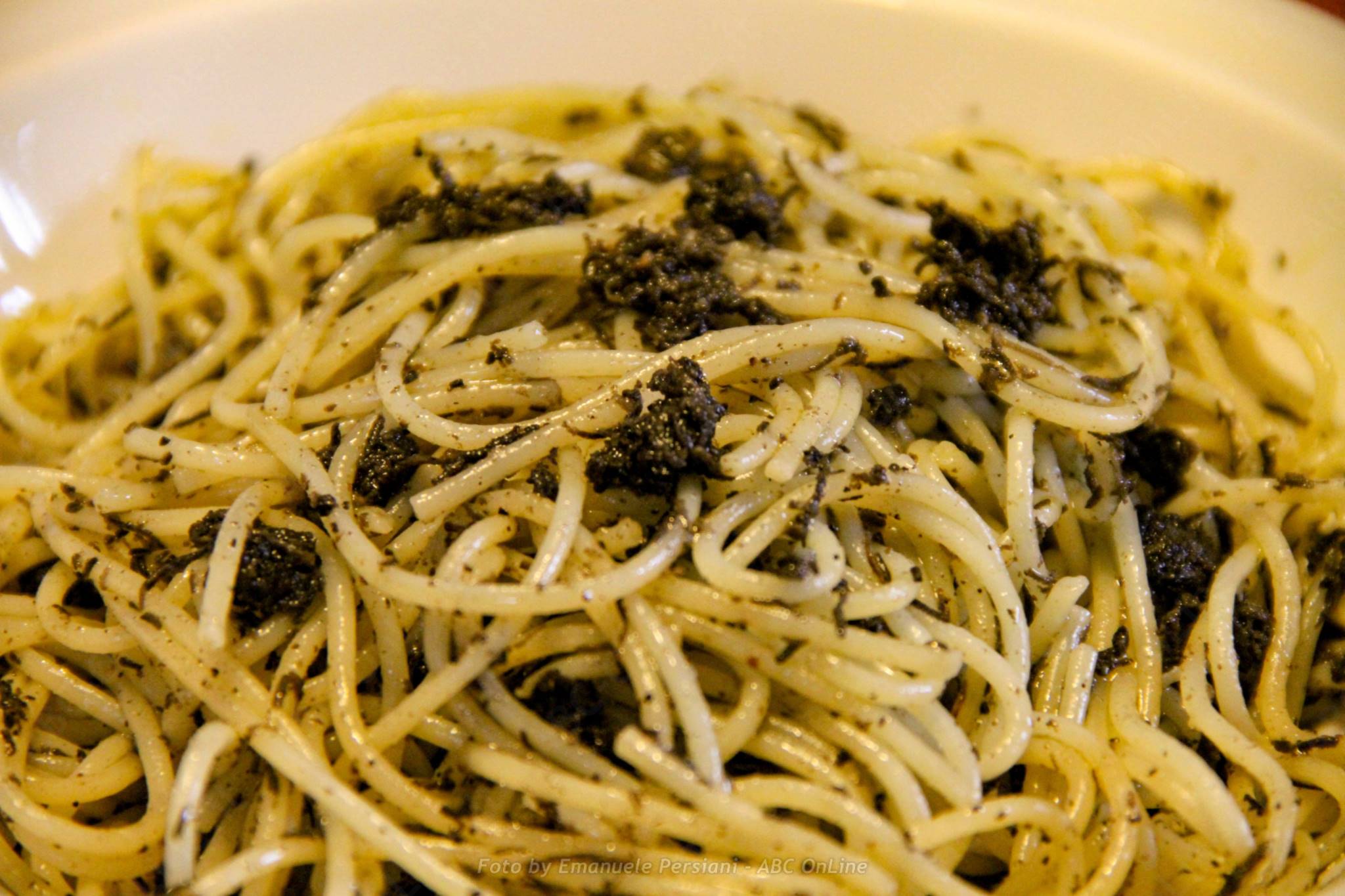 spaghetti al tartufo di Norcia