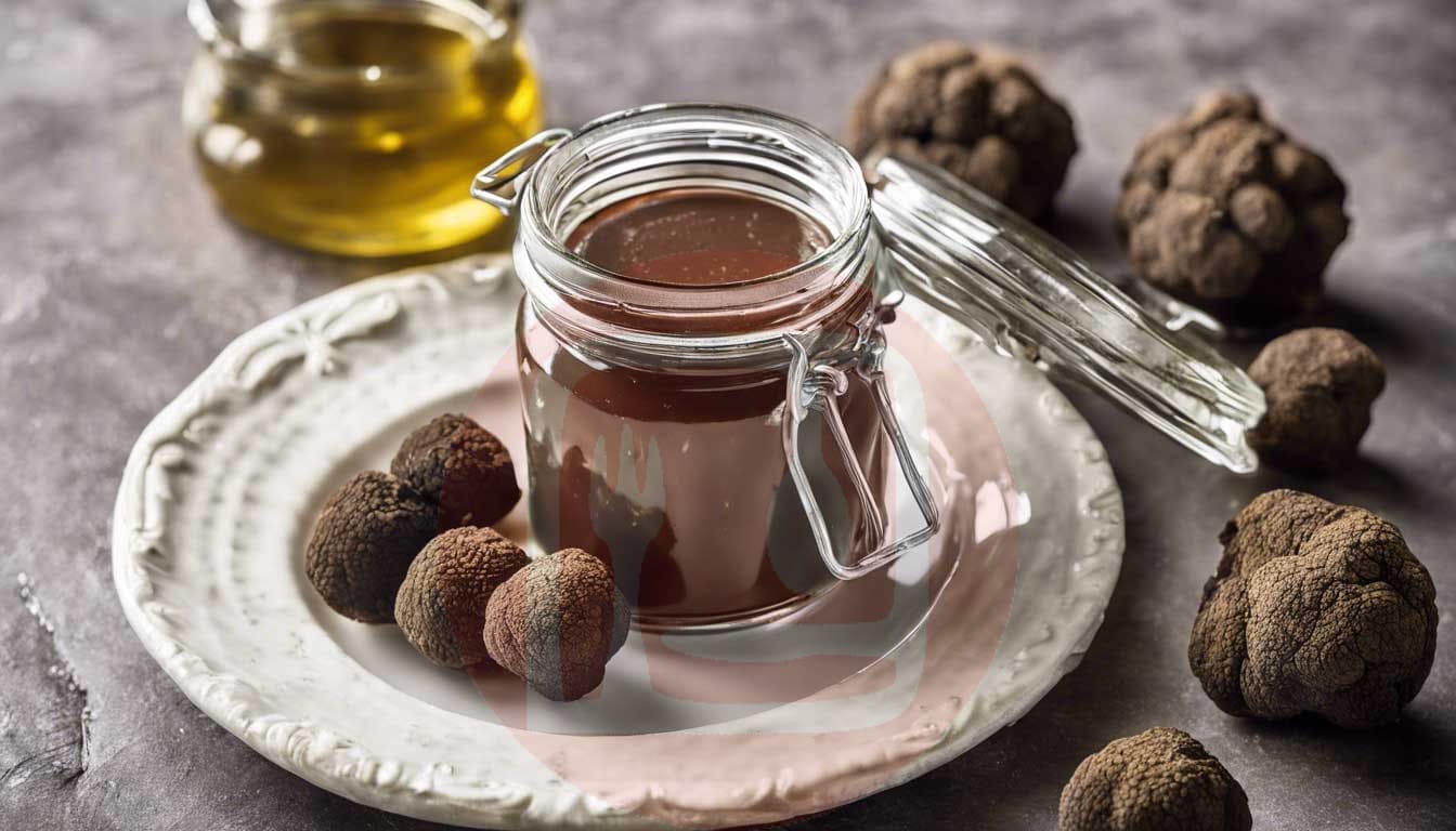 tartufo nero fresco e salsa al tartufo
